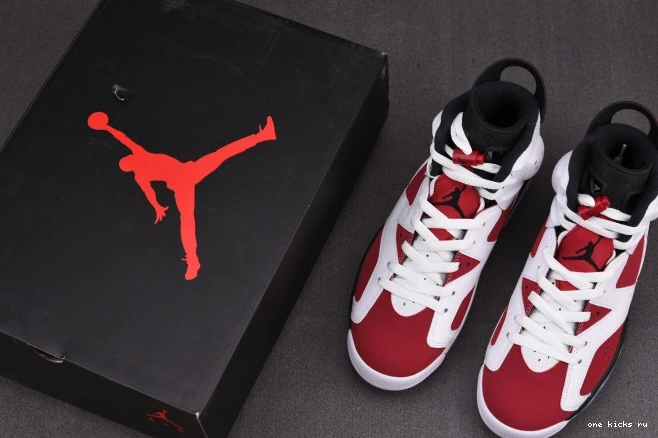 Rep Onekick JORDAN AIR 6 2021 CT8529-106 RETRO 'CARMINE' 0802